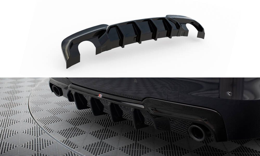 Maxton Design BMW 5 Series F10 MSport Rear Diffuser Dual Exhaust (2010-2017) 2 BM 5 10 MPACK RS2GO O