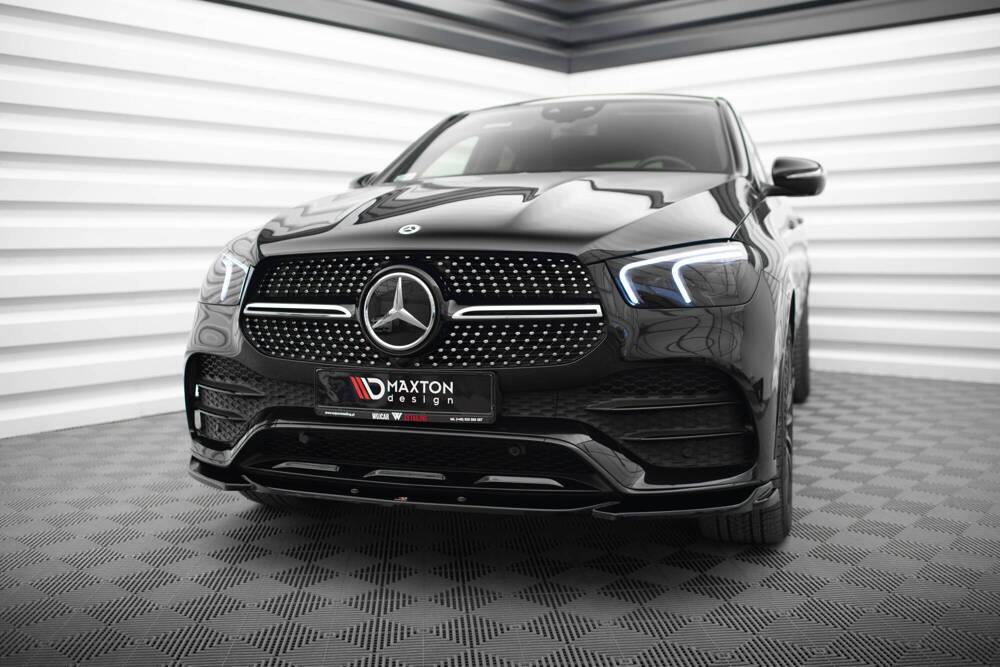 Maxton Design Mercedes GLE v1 Front Lip - Gloss 2 ME GLE C167 AMG FD1G d