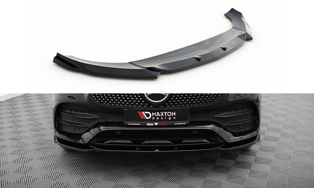 Maxton Design Mercedes GLE v1 Front Lip - Gloss 5 ME GLE C167 AMG FD1G