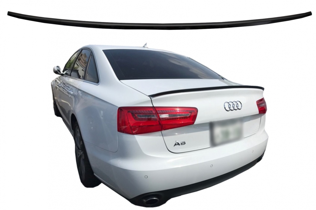 Audi A6 C7 11-17 S6 Style Boot Spoiler - Gloss 1 Audi A6 C7 11-17 S6 Style Boot Spoiler - Gloss