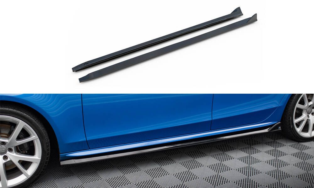 Maxton Design Audi A4 B8 Side Skirt Extensions v4 - Gloss (2008-2015) 5 eng pl Side Skirts Diffusers V 4 Audi A4 A4 S Line S4 B8 20759 1