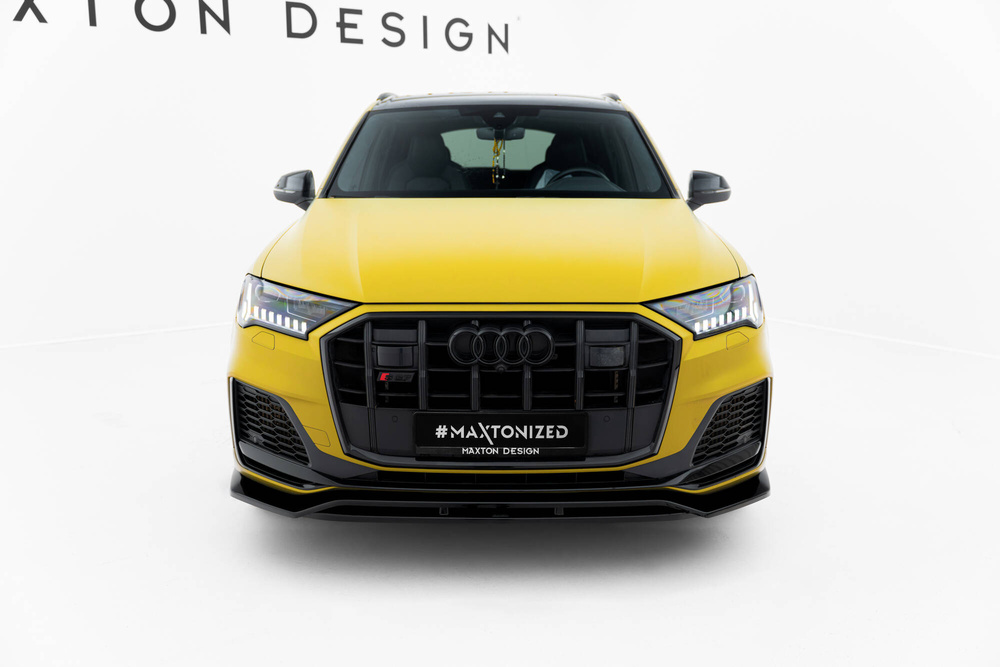 Maxton Design Audi Q7/SQ7 S-Line Front Lip - Gloss (Mk2 2019-2023) 6 Maxton Design Audi Q7/SQ7 S-Line Front Lip - Gloss (Mk2 2019-2023) - Image 6