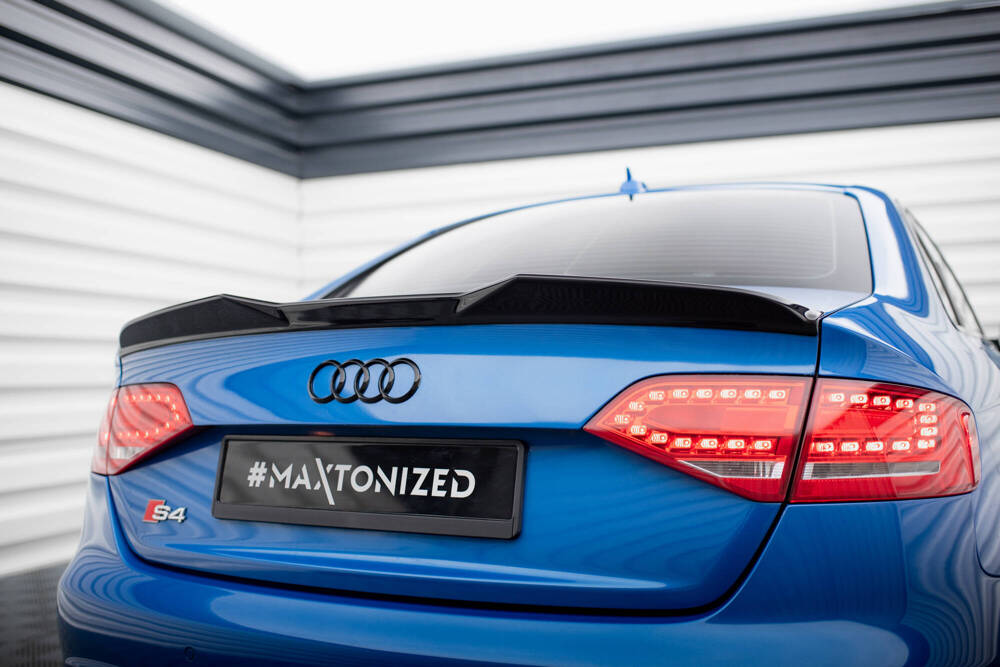 Maxton Design Audi A4 B8 Spoiler - 3D Gloss (2008-2015) 3 eng pm Spoiler Cap 3D Audi S4 Sedan B8 20756 2