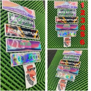 MCG Autos Stickers