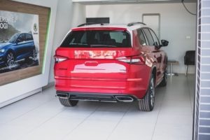 Maxton Design Skoda Kodiaq RS Rear Center Lip - Gloss (2024+)