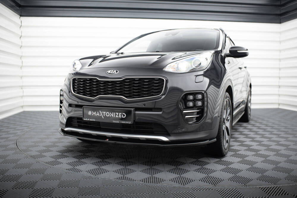 Maxton Design Kia Sportage GT-Line 15-18 Front Lip - Gloss (2015-2018) 1 Maxton Design Kia Sportage GT-Line 15-18 Front Lip - Gloss