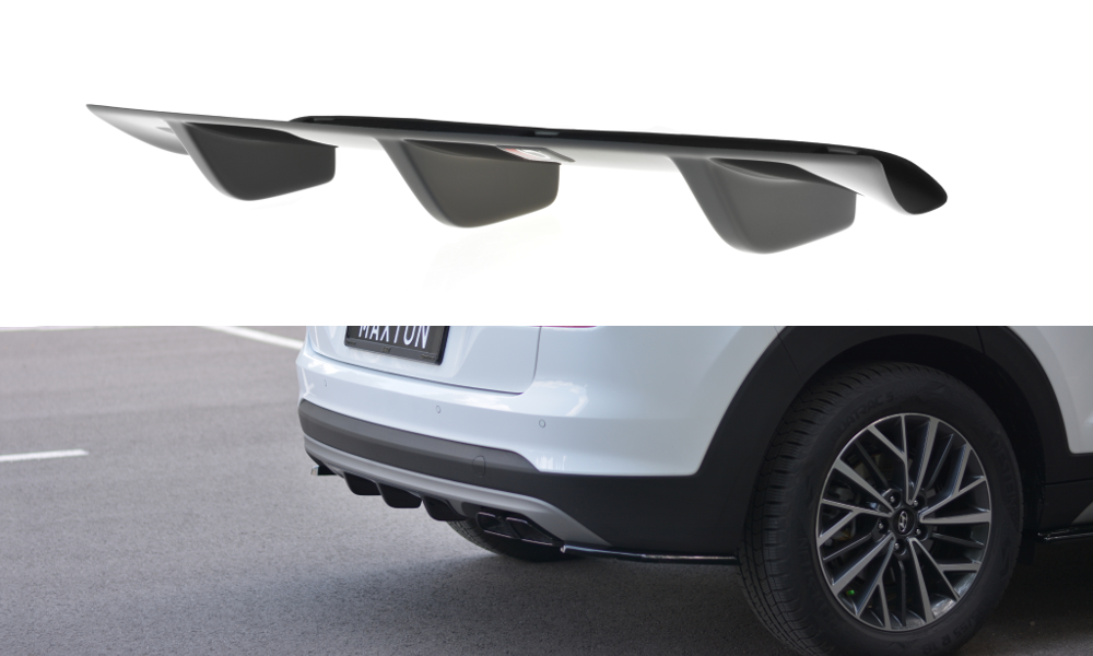 Maxton Design Hyundai Tucson 18+ Rear Diffuser Add On - Gloss (2018+) 1 Maxton Design Hyundai Tucson 18+ Rear Diffuser Add On - Gloss