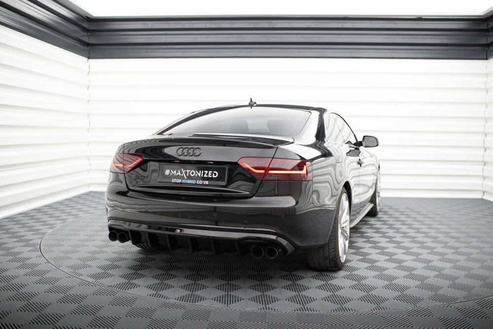 Maxton Design Audi A5 07-11 S-Line Coupe Quad Diffuser -Gloss (2007-2011) 3 eng pm Rear Valance Audi S5 Coupe Cabrio S Line 8T 20851 3