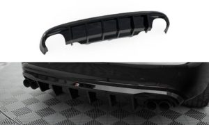 Maxton Design Audi A5 07-11 S-Line Coupe Quad Diffuser -Gloss (2007-2011)