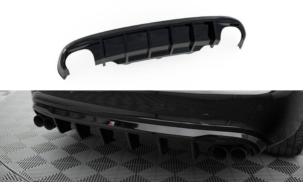 Maxton Design Audi A5 07-11 S-Line Coupe Quad Diffuser -Gloss (2007-2011) 1 Maxton Design Audi A5 07-11 S-Line Coupe Quad Diffuser -Gloss