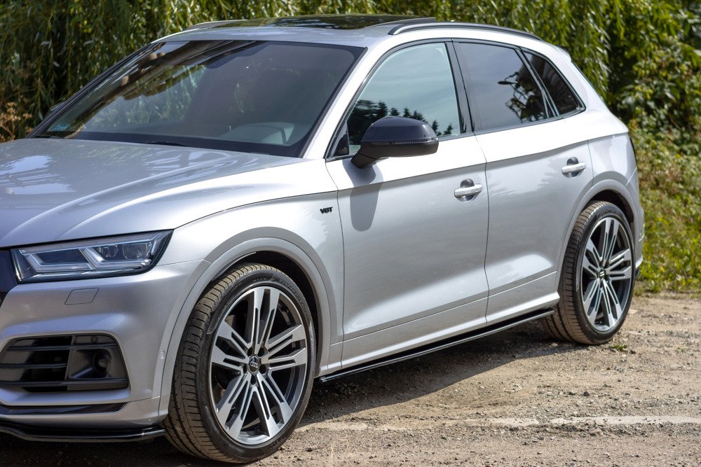 Maxton Design Audi Q5 Mk2 S-Line Side Skirt Extensions- Gloss (2017+) 1 Maxton Design Audi Q5 Mk2 S-Line Side Skirt Extensions- Gloss