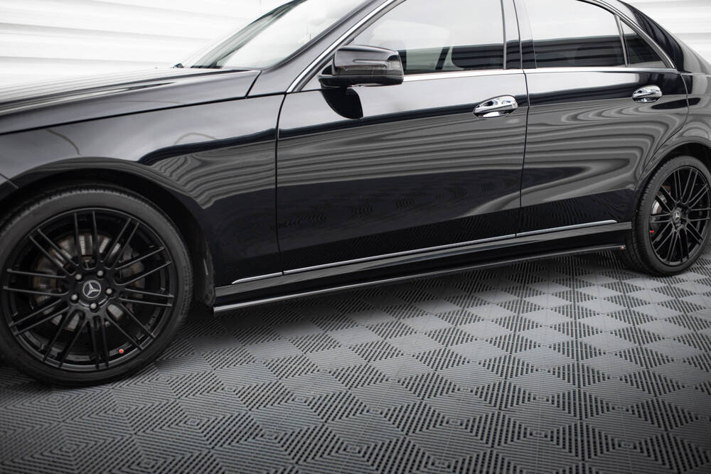 Maxton Design Mercedes E-Class w212 SE Side Skirt Extensions - Gloss 4 eng pm Side Skirts Diffusers Mercedes Benz E W212 Facelift 20847 3