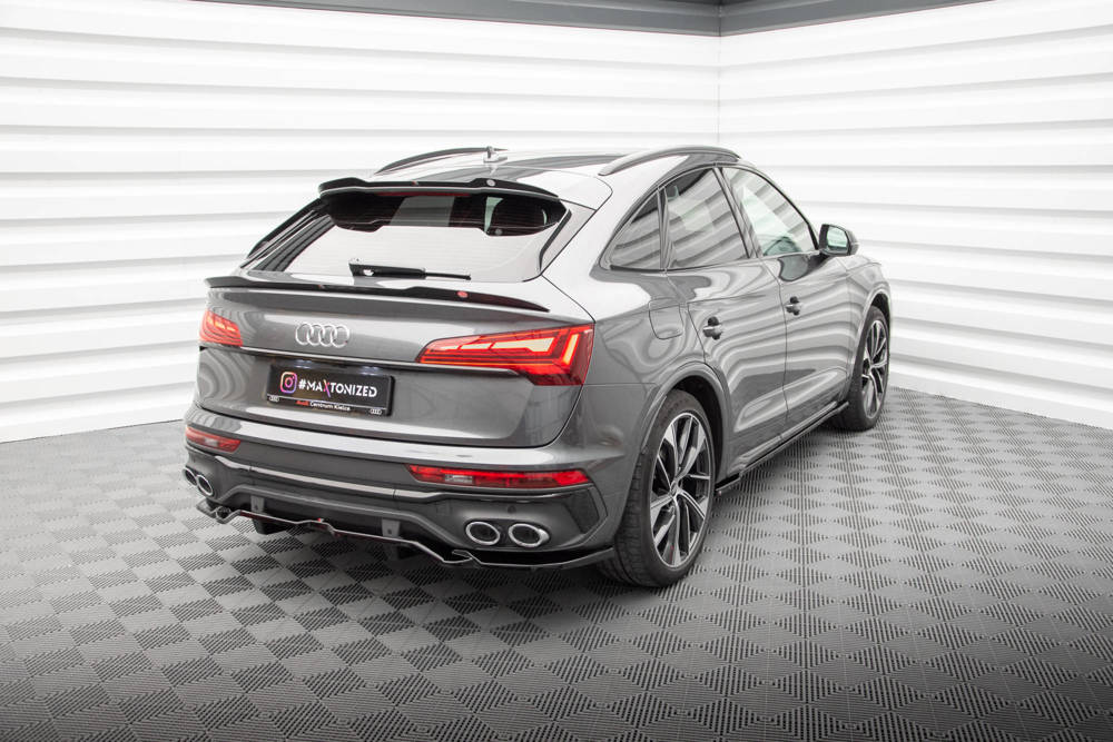 Maxton Design Audi Q5 Mk2 Facelift Sportback Spoiler - Gloss (2020+) 3 eng pm Upper Spoiler Cap Audi SQ5 Sportback Mk2 Facelift 18463 3
