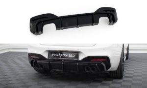 Maxton Design BMW F20 1 Series 15-19 Msport Quad Exit Diffuser-Gloss (2015-2019)
