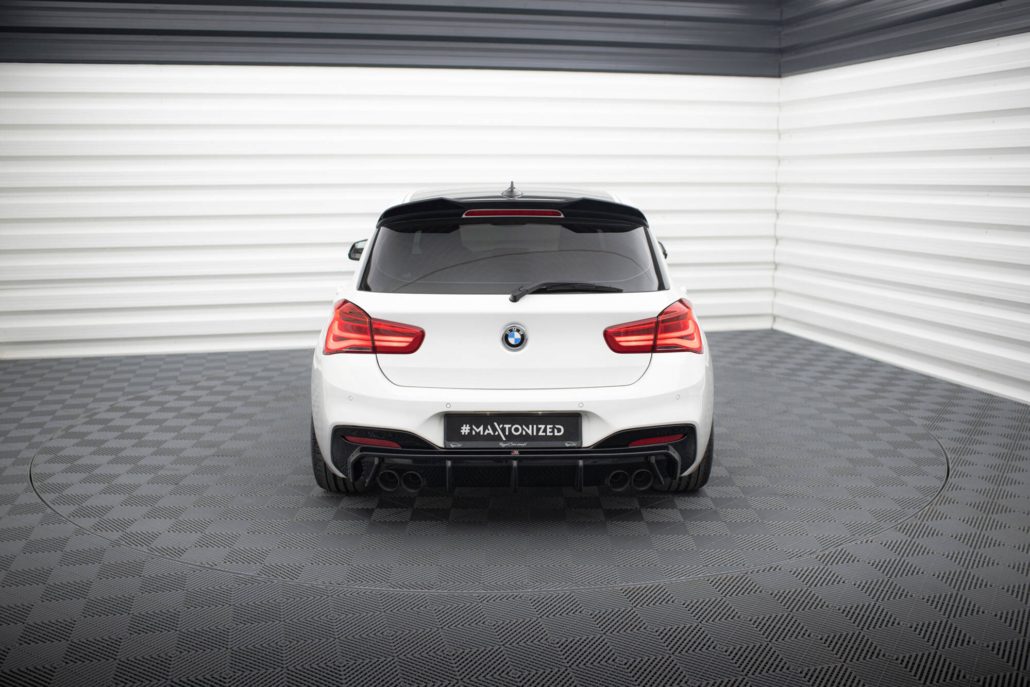 Maxton Design BMW F20 1 Series 15-19 Msport Quad Exit Diffuser-Gloss ...