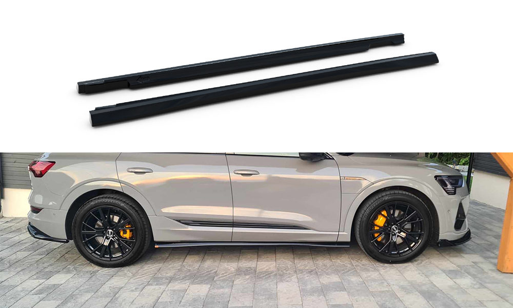 Maxton Design Audi E-Tron Side Skirt Extensions - Gloss (2018-2022) 1 Maxton Design Audi E-Tron Side Skirt Extensions - Gloss