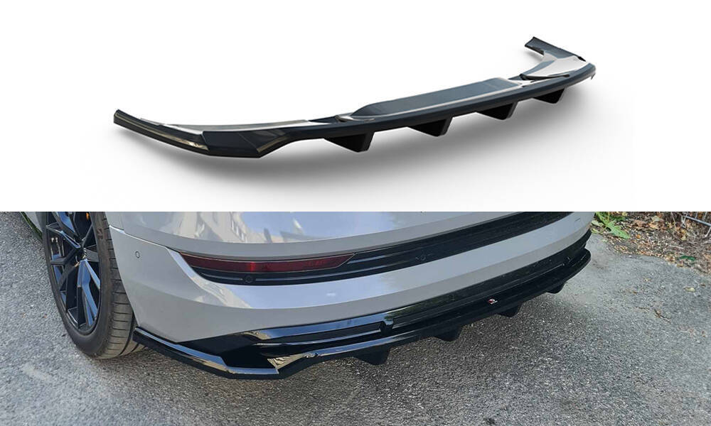 Maxton Design Audi E-Tron Rear Lip - Gloss (2018-2022) 1 Maxton Design Audi E-Tron Rear Lip - Gloss