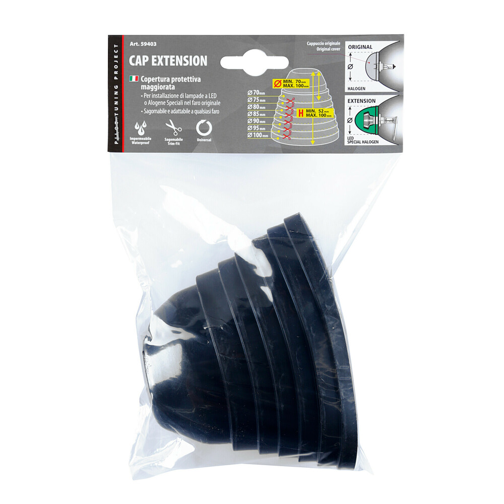 Lampa Headlamp rear cover cap extension - Ø 70-100 mm 2 59403 C 01