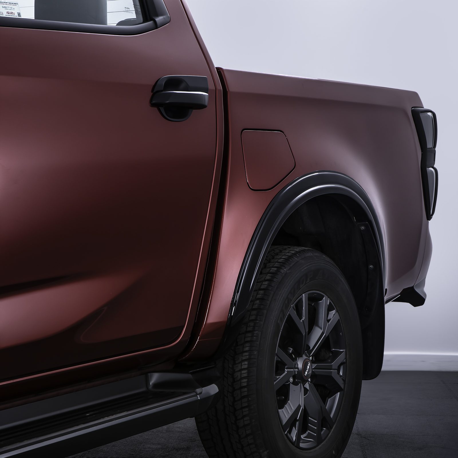 Isuzu D-Max 20+ OEM Style Gloss Wheel Arches 4 SNFF034 01 FITTED
