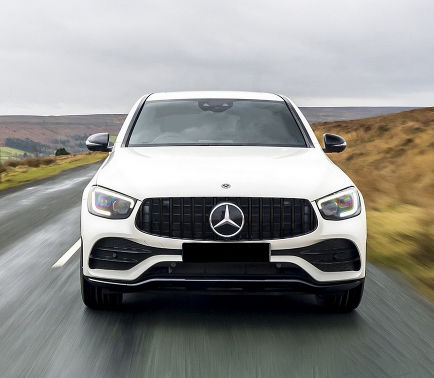 Mercedes GLC Grill - Gloss Black GTR Style (X253 2020-2023) 3 b2b front central grille suitable for mercedes glc 6000524 6075928