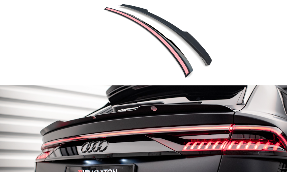 Maxton Design Audi Q8 Mk1 Mid Spoiler v1 - Gloss 1 Q8 Mk1 Mid Spoiler