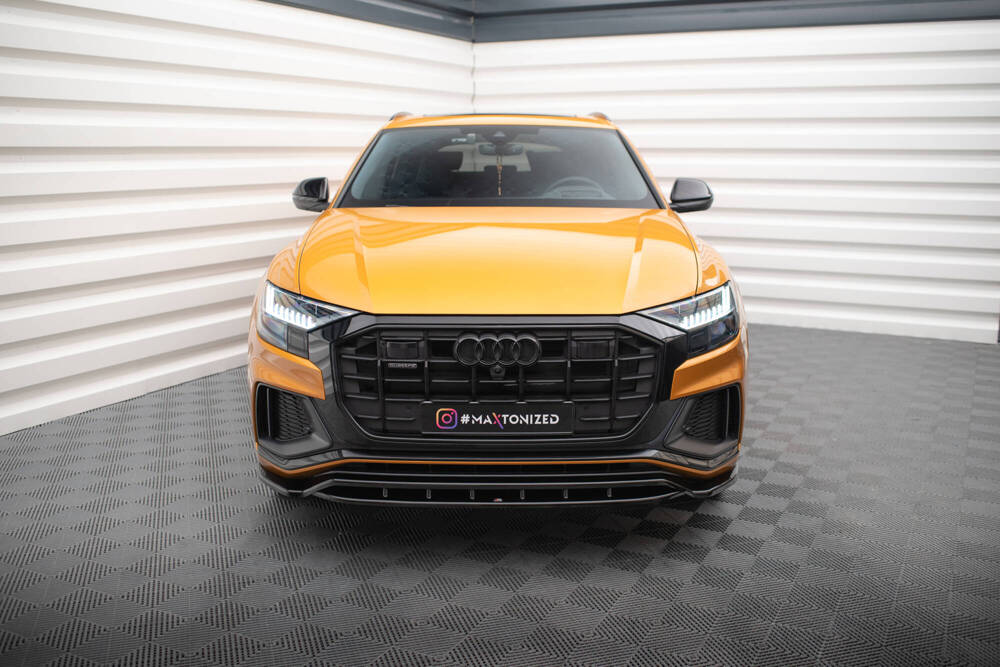 Maxton Design Audi Q8 Mk1 Front Lip v1 - Gloss (2018-2023) 3 Maxton Design Audi Q8 Mk1 Front Lip v1 - Gloss (2018-2023) - Image 3