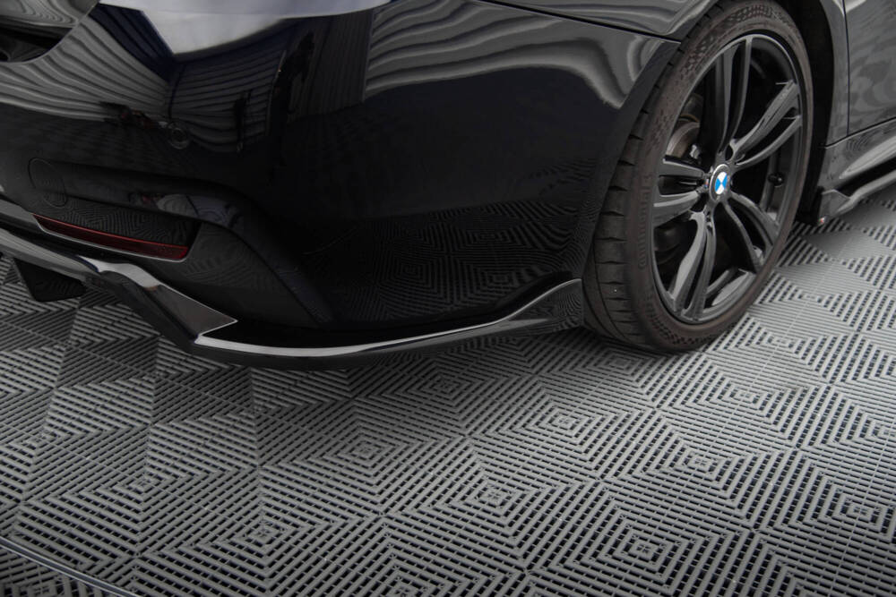 Maxton Design BMW 4 Series Msport Rear Lip - Gloss (2014-2021) 2 eng pm Rear Splitter with vertical bars BMW 4 Coupe Gran Coupe Cabrio M Pack F32 F36 F33 19183 3
