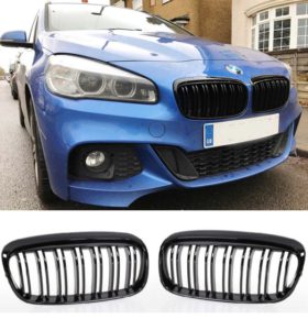 BMW 2 Series Grand Tourer Gloss Black Kidney Grilles 11 BMW 2 Series Grand Tourer Gloss Black Kidney Grilles
