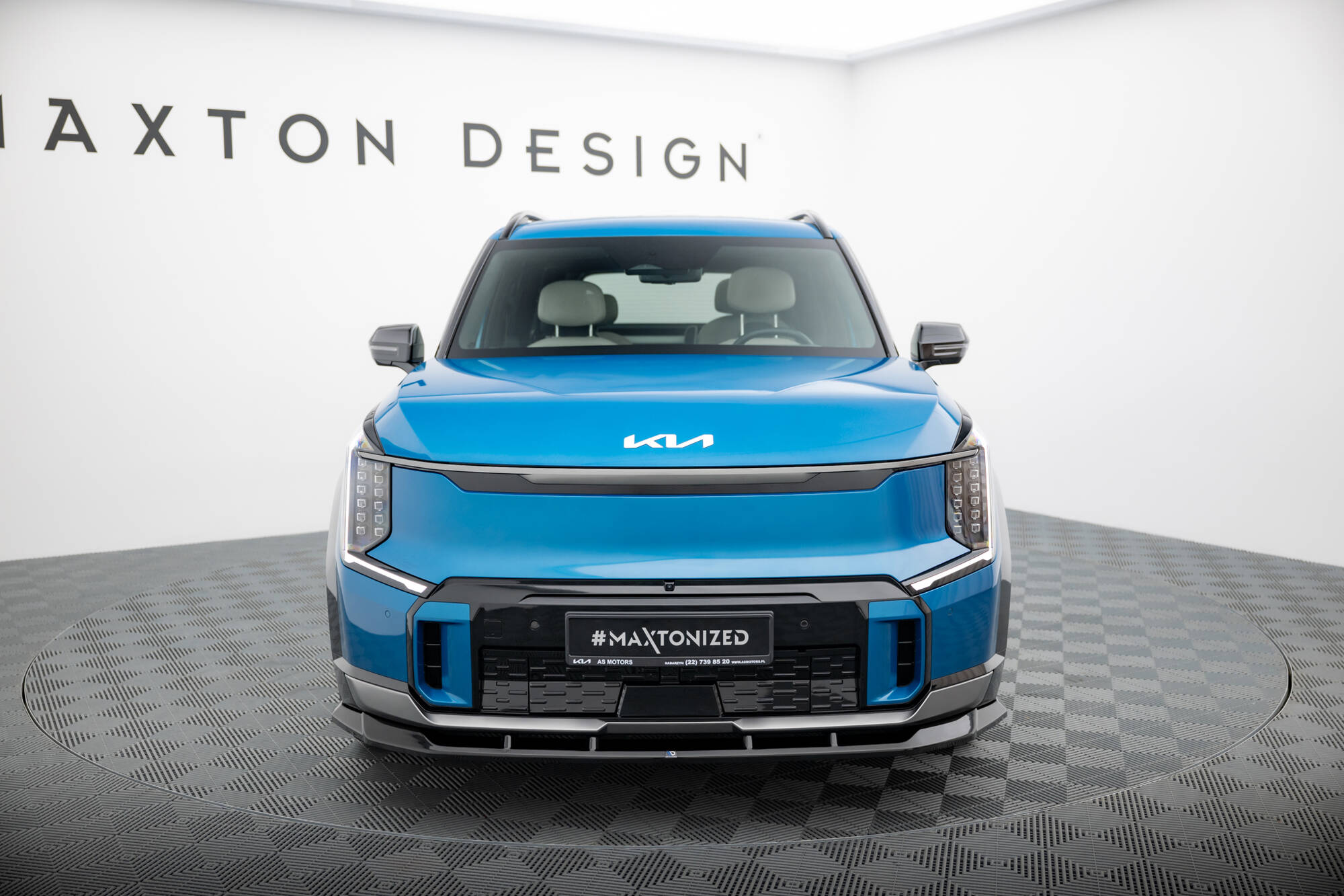 Maxton Design Kia EV9 GT-Line Front Splitter - v1 Gloss (2023+) 3 Maxton Design Kia EV9 GT-Line Front Splitter - v1 Gloss (2023+) - Image 3