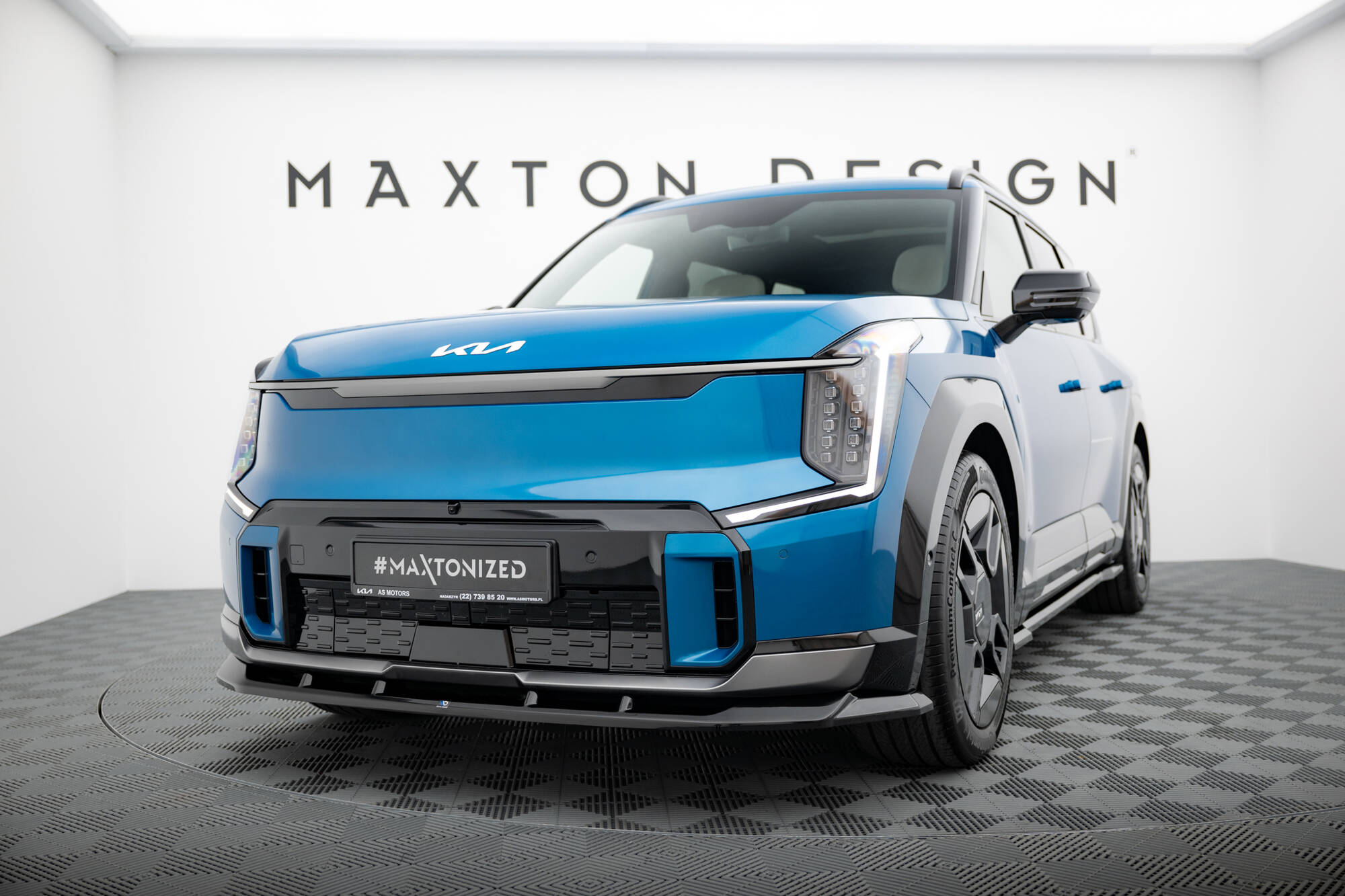 Maxton Design Kia EV9 GT-Line Front Splitter - v1 Gloss (2023+) 1 Maxton Design Kia EV9 GT-Line Front Splitter - v1 Gloss