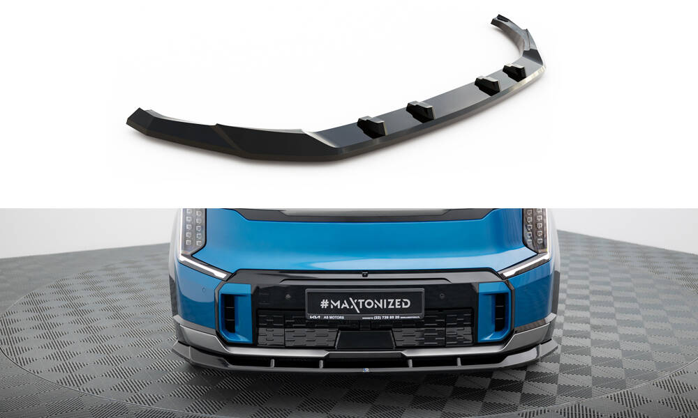Maxton Design Kia EV9 GT-Line Front Splitter - v1 Gloss (2023+) 4 Maxton Design Kia EV9 GT-Line Front Splitter - v1 Gloss (2023+) - Image 4