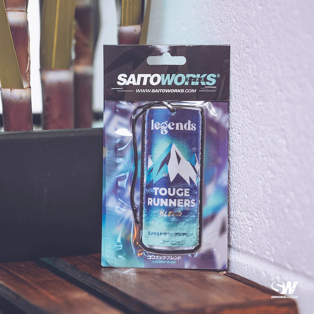 SAITOWORKS LEGENDS ‘Touge Runners Blend’ Car Air Freshener – Coconut Blend 1 SAITOWORKS LEGENDS ‘Touge Runners Blend’ Car Air Freshener – Coconut Blend