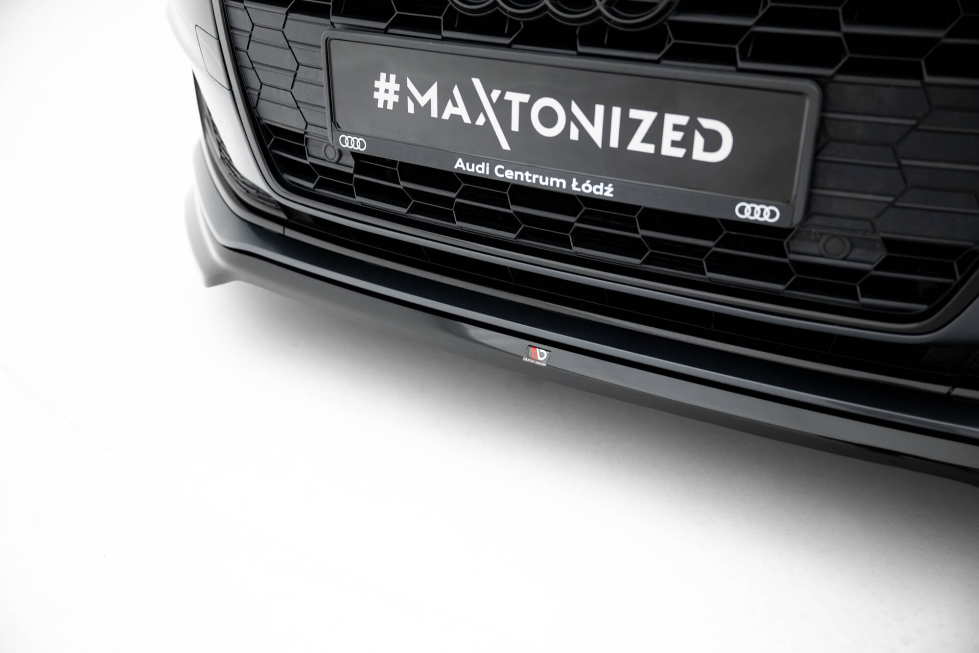 Maxton Design Audi A5 F5 Facelift Front Lip v1 - Gloss (2020+) 3 Maxton Design Audi A5 F5 Facelift Front Lip v1 - Gloss (2020+) - Image 3