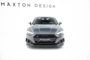 Maxton Design Audi A5 F5 Facelift Front Lip v1 - Gloss (2020+)