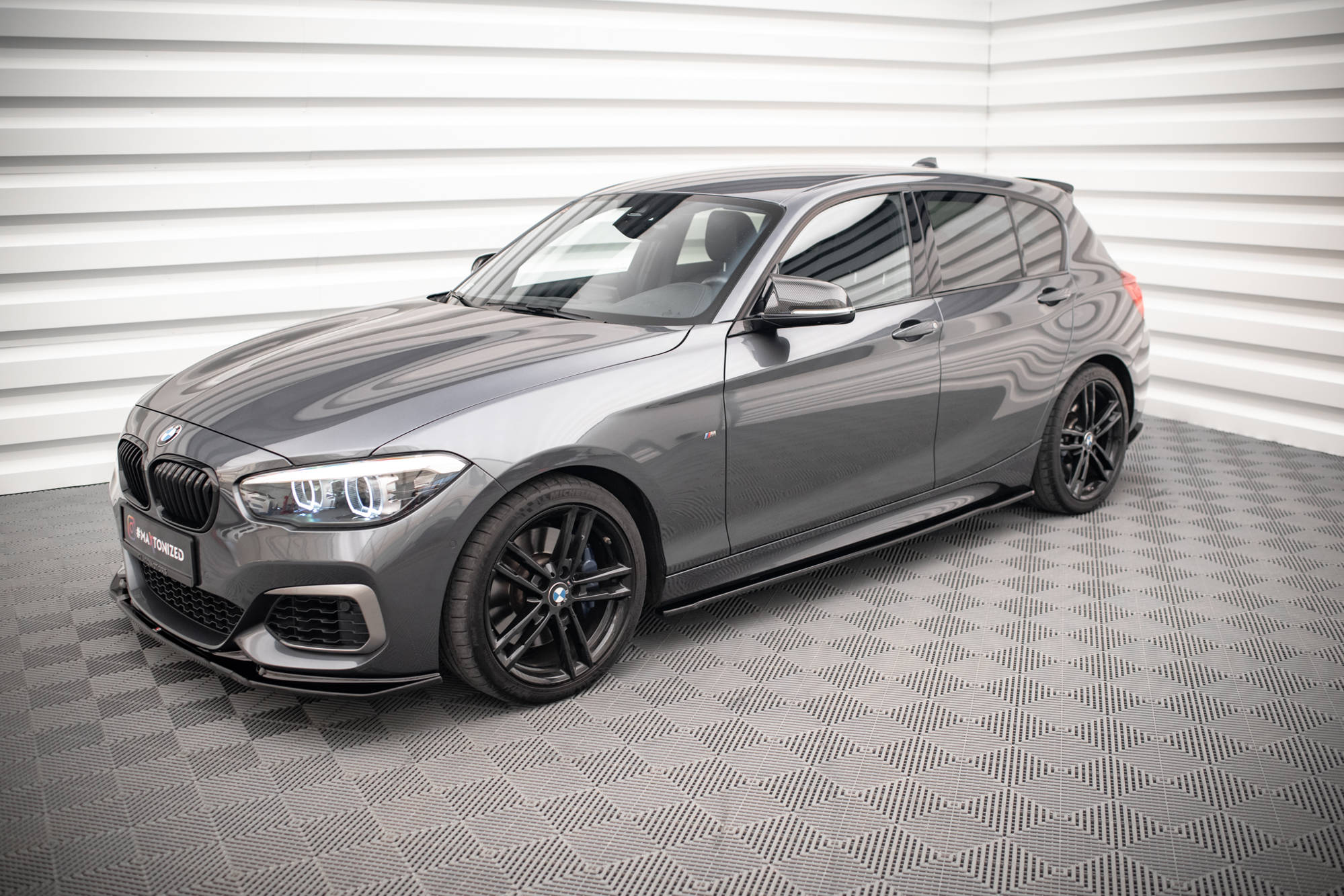 Maxton Design BMW 1 Series 2011-19 Side Skirt Extensions - Carbon Effect 1 1 Series 2011-19 Side Skirt Extensions