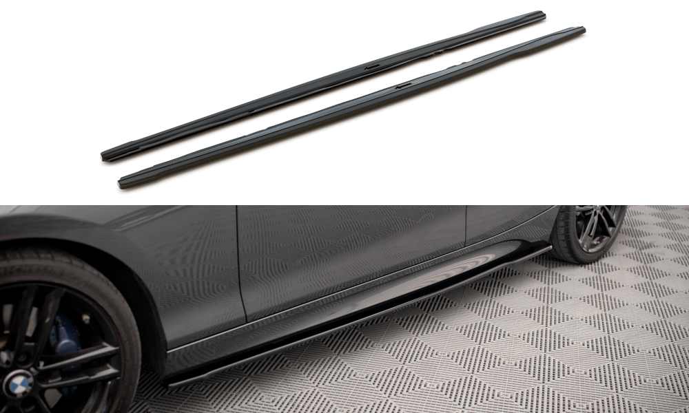 Maxton Design BMW 1 Series 2011-19 Side Skirt Extensions - Carbon Effect 4 Maxton Design BMW 1 Series 2011-19 Side Skirt Extensions - Carbon Effect - Image 4
