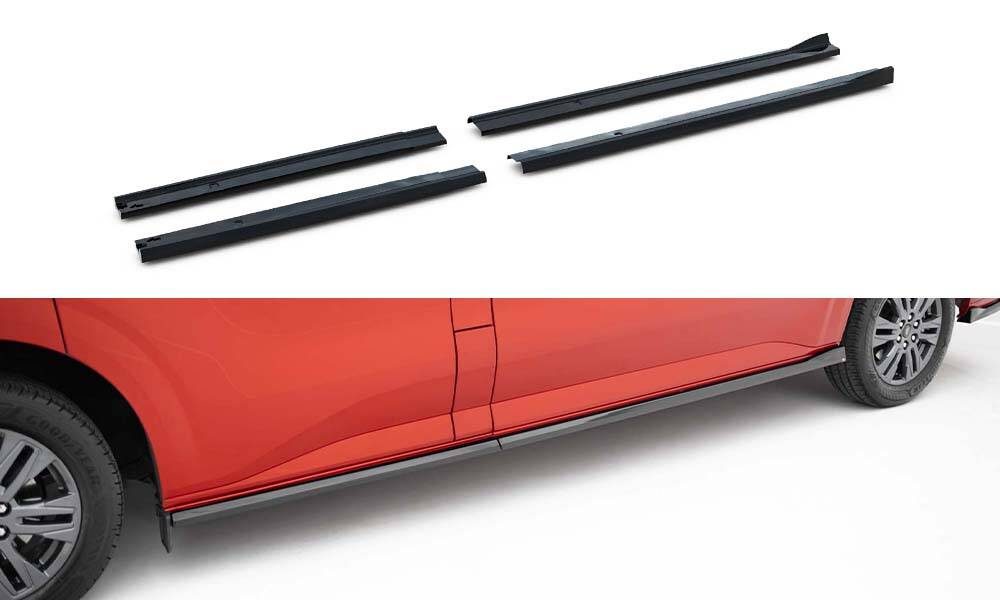 Maxton Design Ford Transit Custom Mk2 Side Skirt Extensions - Gloss (2023+) 3 Maxton Design Ford Transit Custom Mk2 Side Skirt Extensions - Gloss (2023+) - Image 3