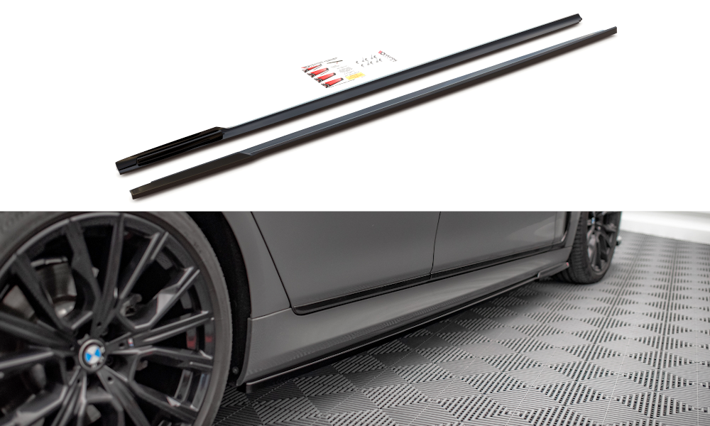 Maxton Design BMW 7 Series G11 19+M-Sport Side Skirt Extensions - Gloss (2019+) 3 Maxton Design BMW 7 Series G11 19+M-Sport Side Skirt Extensions - Gloss (2019+) - Image 3