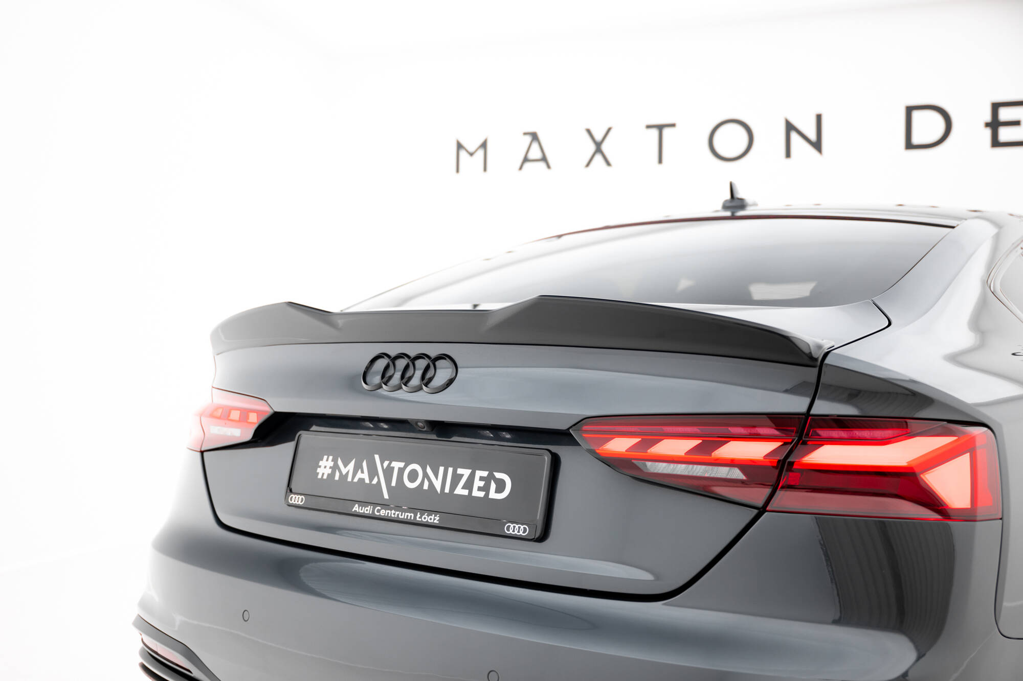 Maxton Design Audi A5 F5 Sportback Spoiler - 3D Gloss 2 Maxton Design Audi A5 F5 Sportback Spoiler - 3D Gloss - Image 2