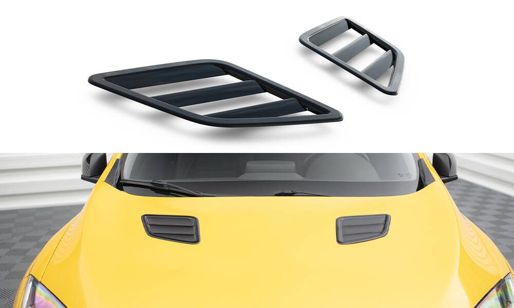 Maxton Design Bonnet Vents - Carbon Effect 1 Maxton Design Bonnet Vents - Carbon Effect