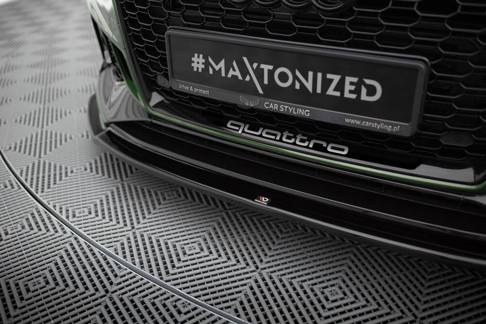 Maxton Design Audi A4 B9 RS4 Front Lip v2 - Gloss 3 Maxton Design Audi A4 B9 RS4 Front Lip v2 - Gloss - Image 3