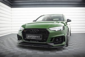 Maxton Design Audi A4 B9 RS4 Front Lip v2 - Gloss 8 Maxton Design Audi A4 B9 RS4 Front Lip v2 - Gloss