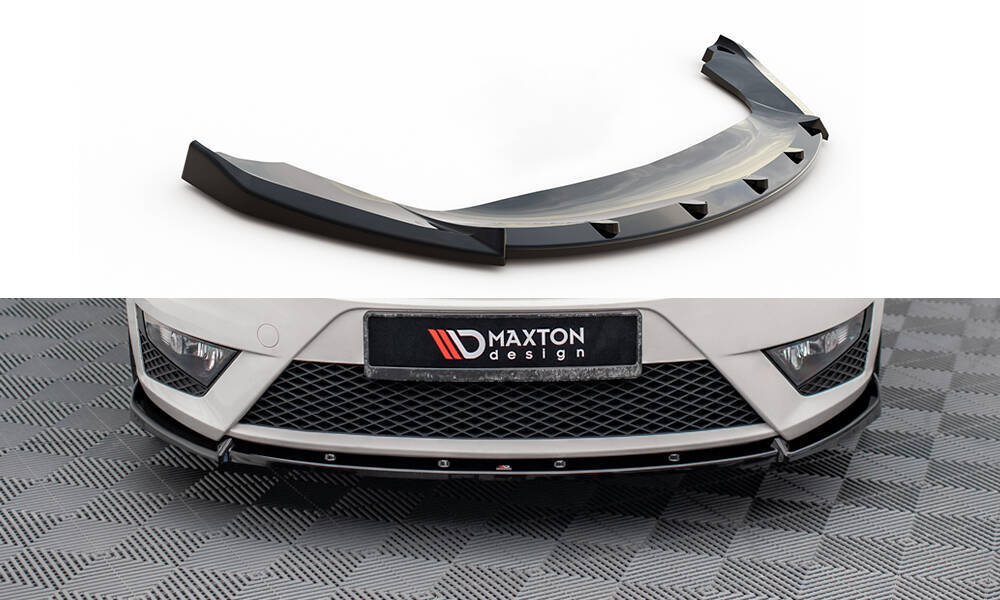 Maxton Design Seat Ibiza Mk4 Front Lip v2 - Gloss 3 Maxton Design Seat Ibiza Mk4 Front Lip v2 - Gloss - Image 3