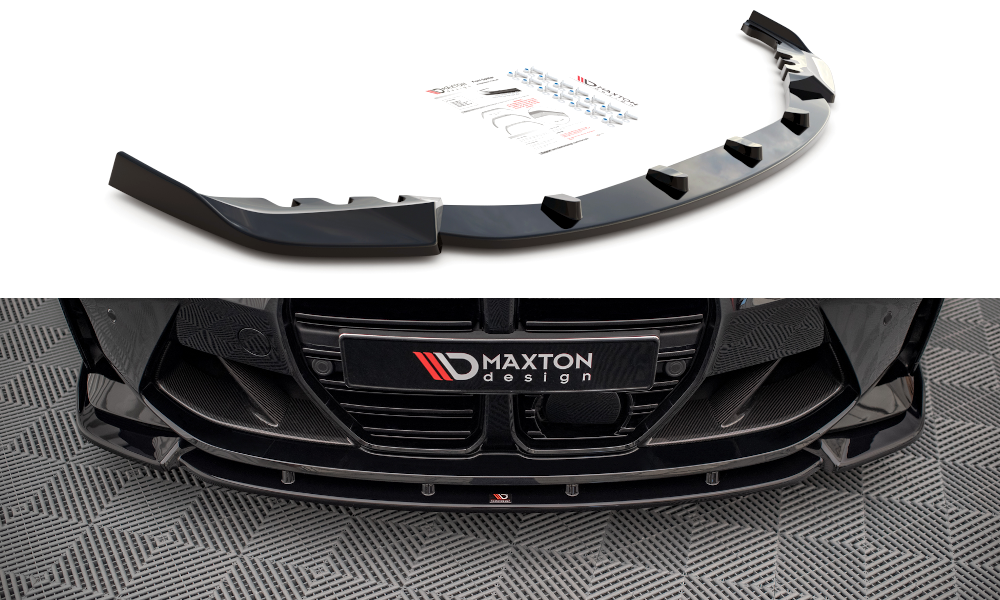 MAXTON BMW 4 Series M4 G82 / M3 G80 Front Splitter v3 - Gloss 5 MAXTON BMW 4 Series M4 G82 / M3 G80 Front Splitter v3 - Gloss - Image 5