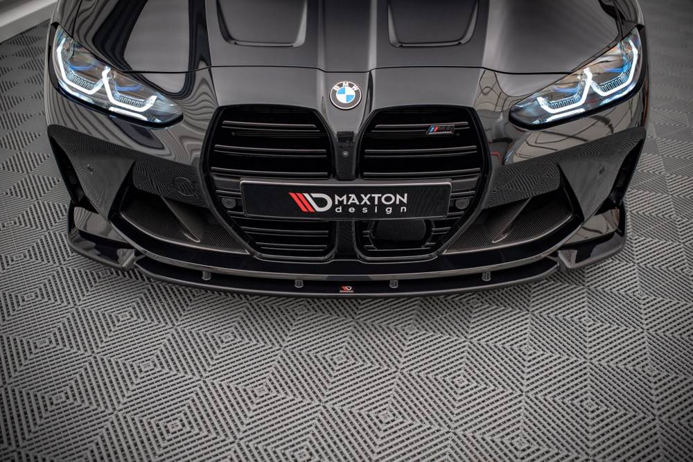 MAXTON BMW 4 Series M4 G82 / M3 G80 Front Splitter v3 - Gloss 3 MAXTON BMW 4 Series M4 G82 / M3 G80 Front Splitter v3 - Gloss - Image 3