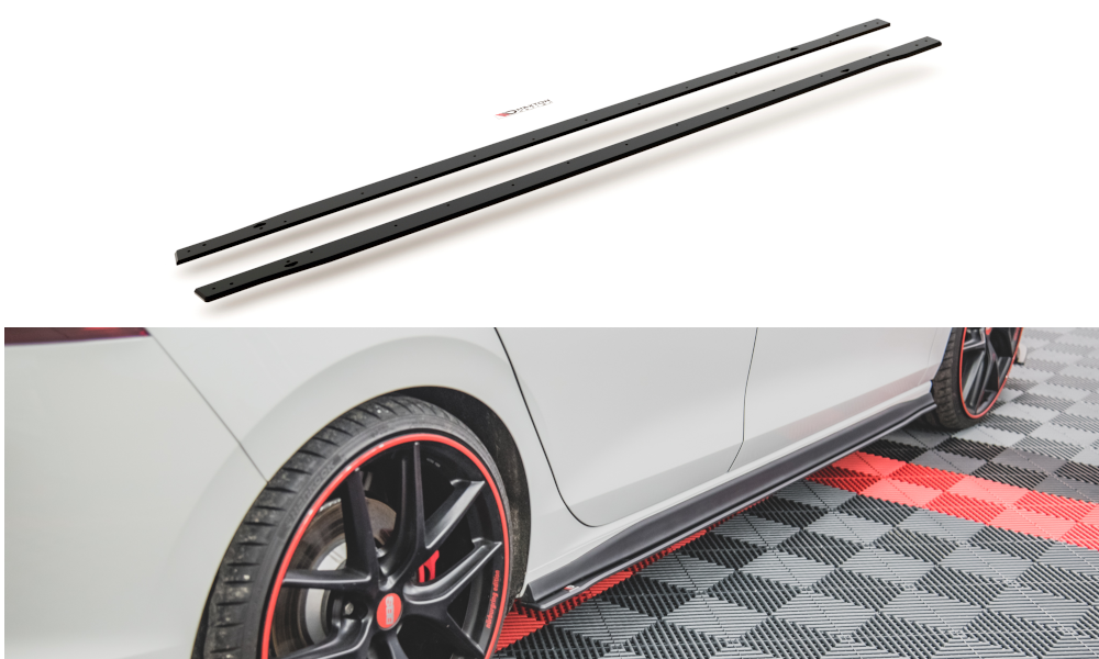 Maxton Design VW Golf 8 Gti Side Skirt Extensions - Durability v1 4 Maxton Design VW Golf 8 Gti Side Skirt Extensions - Durability v1 - Image 4