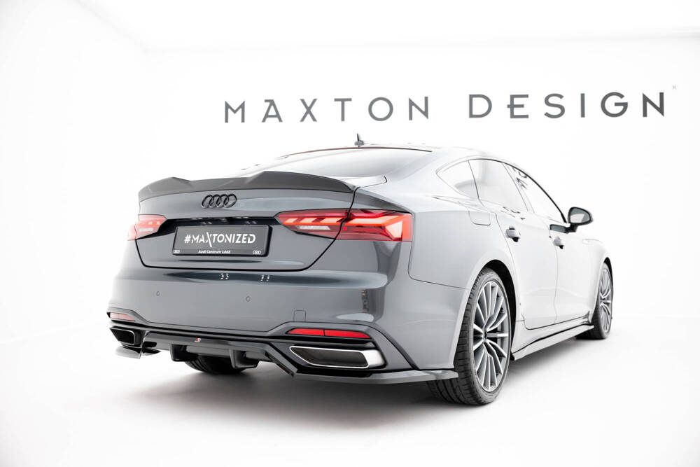 Maxton Design Audi A5 F5 Facelift Rear Lip - Gloss (2020+) 2 Maxton Design Audi A5 F5 Facelift Rear Lip - Gloss (2020+) - Image 2