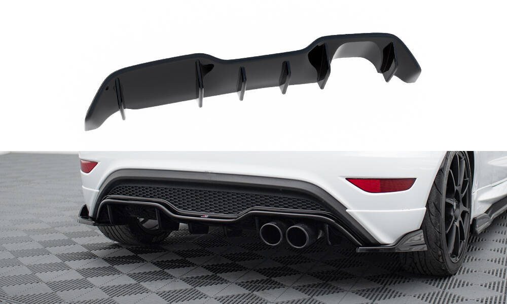 Maxton Design Ford Fiesta Mk7 ST Rear Diffuser - Gloss 3 Maxton Design Ford Fiesta Mk7 ST Rear Diffuser - Gloss - Image 3