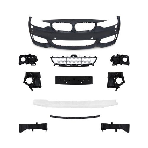 BMW F32/F36 4 Series Front Bumper - Msport Style 5 BMW F32/F36 4 Series Front Bumper - Msport Style - Image 5