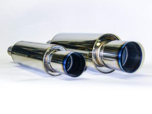 HKS - Universal Back Box Titanium tip 130d 2 HKS Universal Back Box Titanium tip 130d